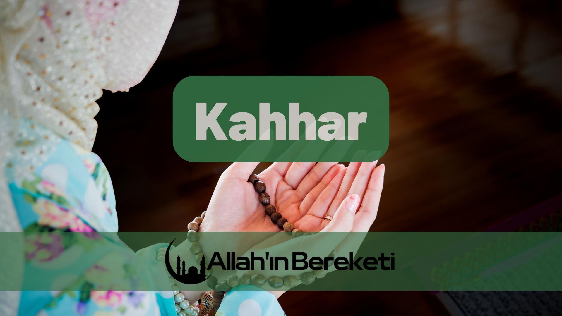 Kahhar