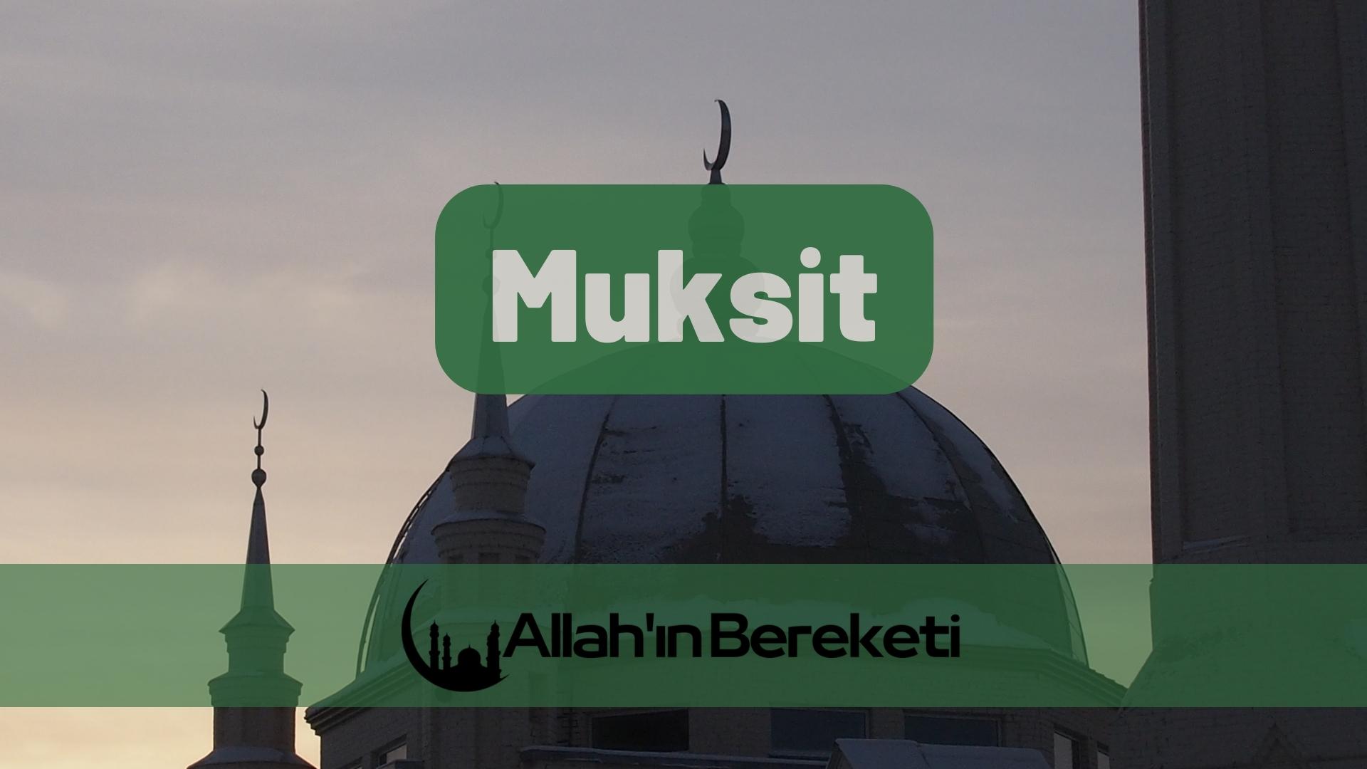 Muksit