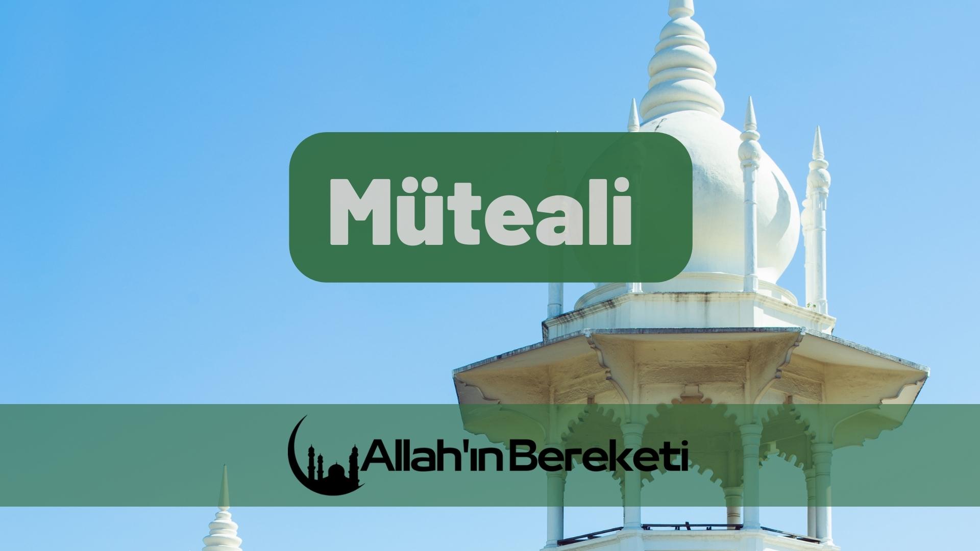 Müteali