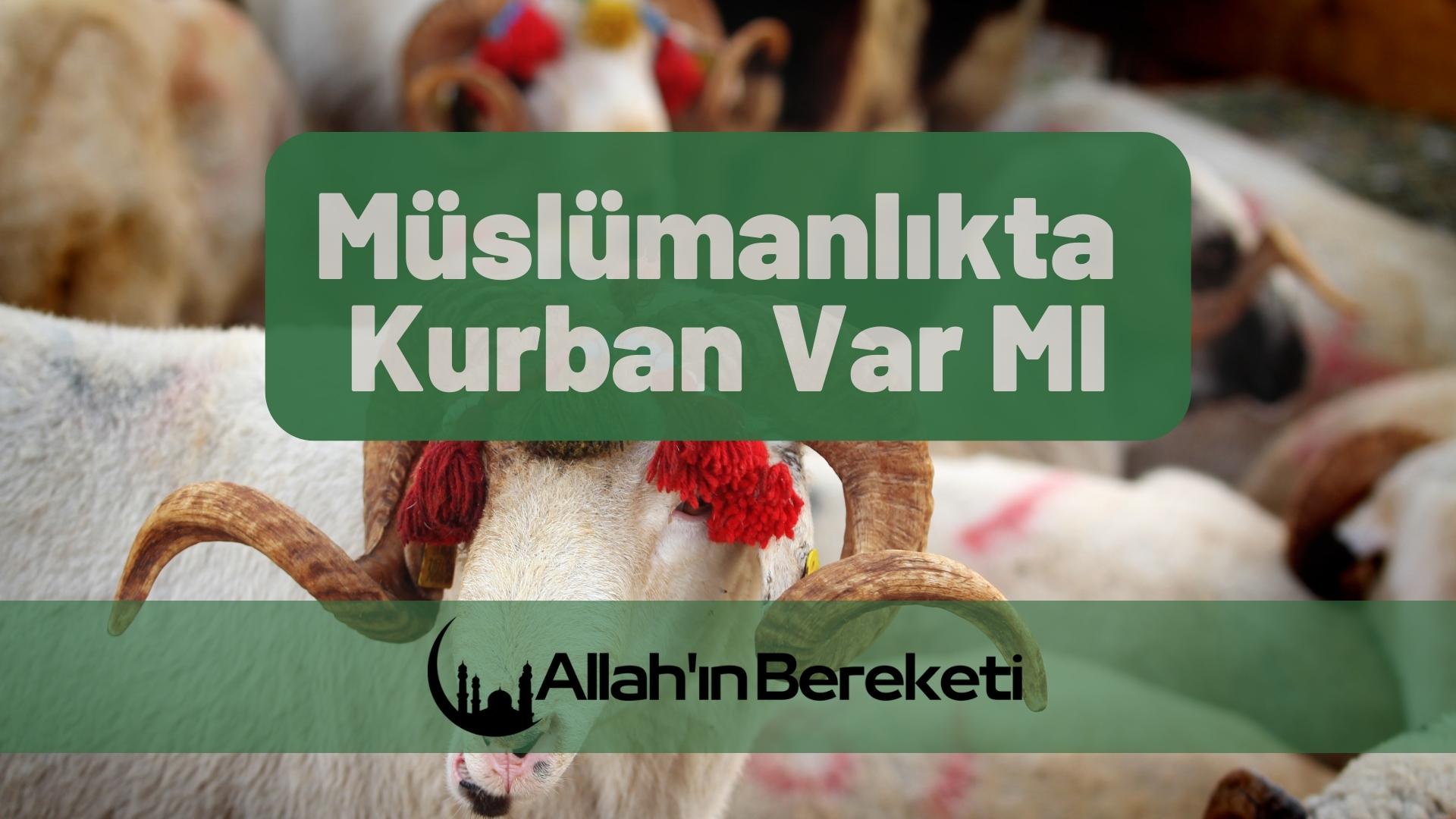 Müslümanlıkta Kurban Var Mı