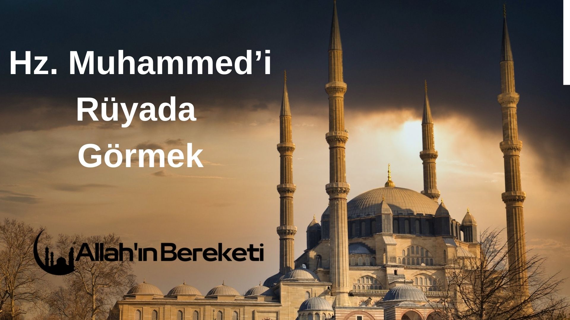 Hz. Muhammed’i Rüyada Görmek