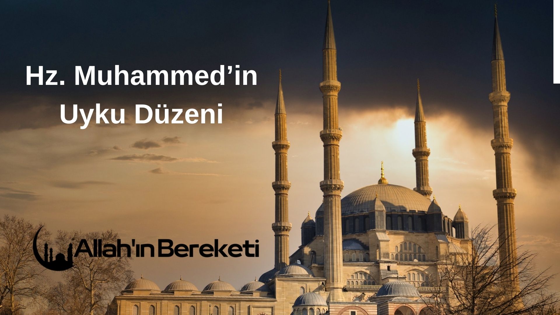 Hz. Muhammed’in Uyku Düzeni