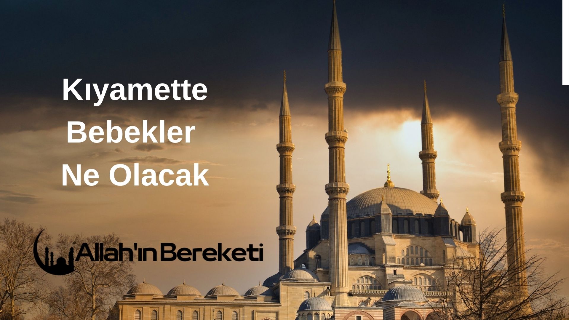 Kıyamette Bebekler Ne Olacak