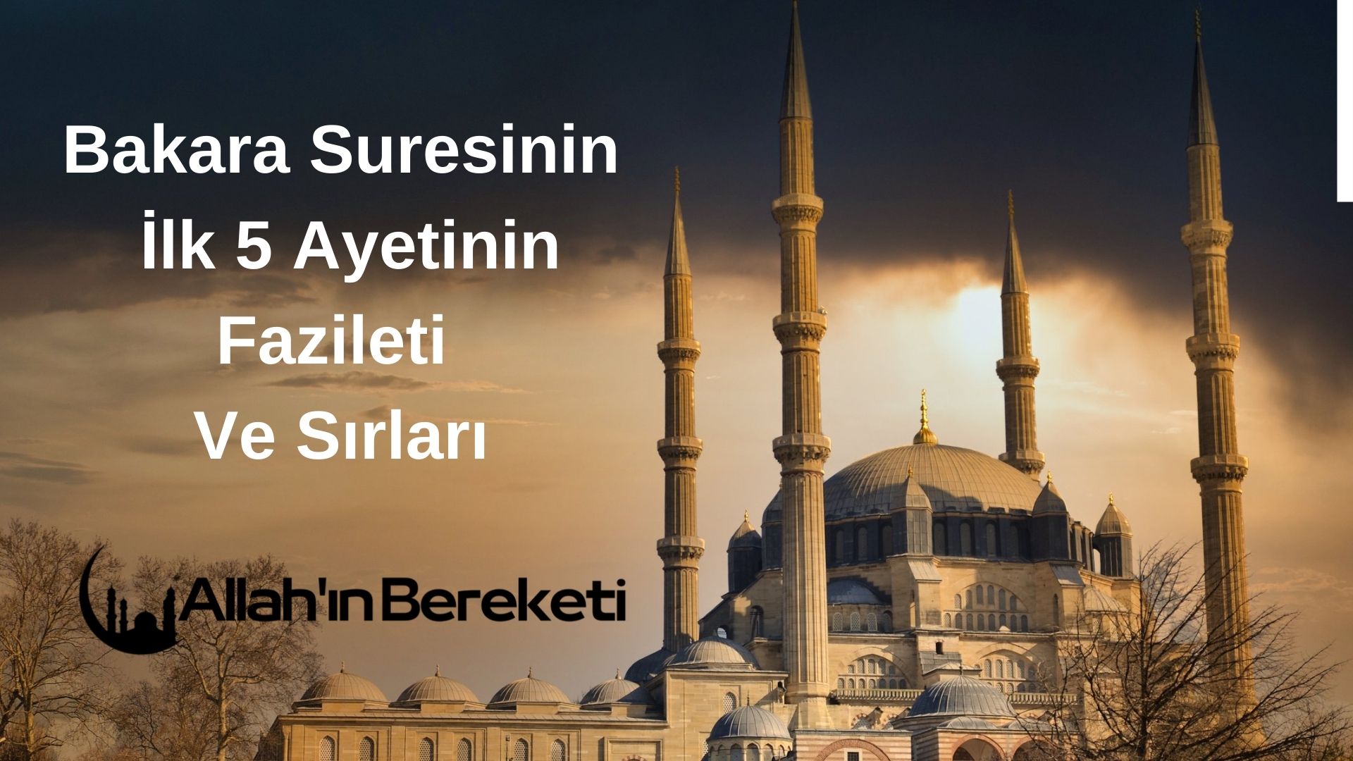 Bakara suresinin ilk 5 ayetinin okunuşu